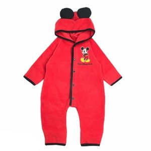 DISNEY | NWOT Hooded Fleece Romper